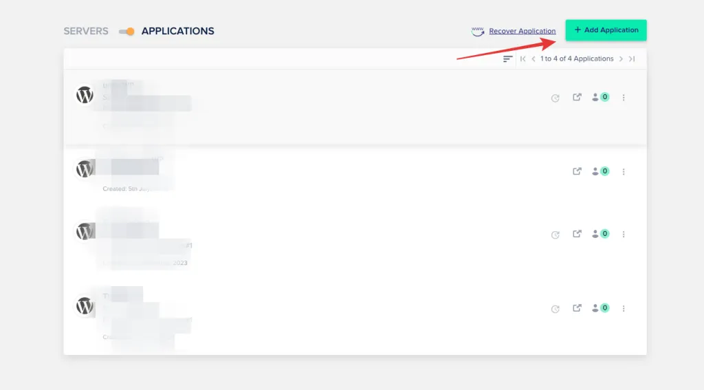 클라우드웨이즈에 어플리케이션을 추가합니다.